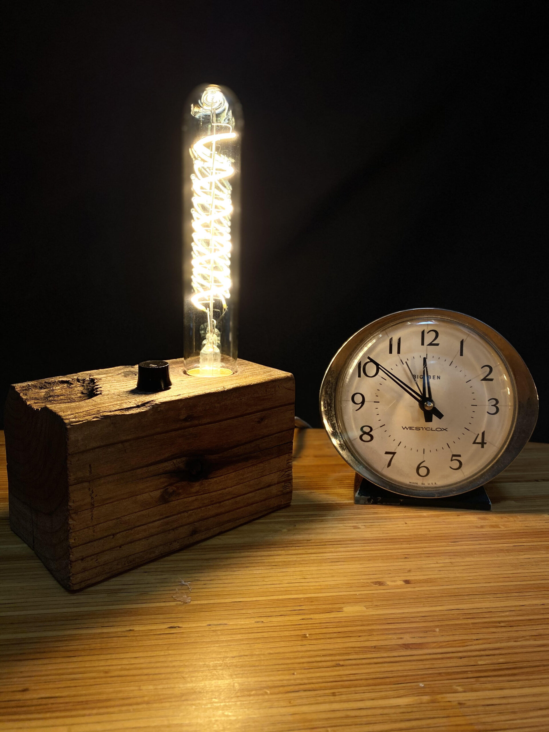 Wooden Table Lamp