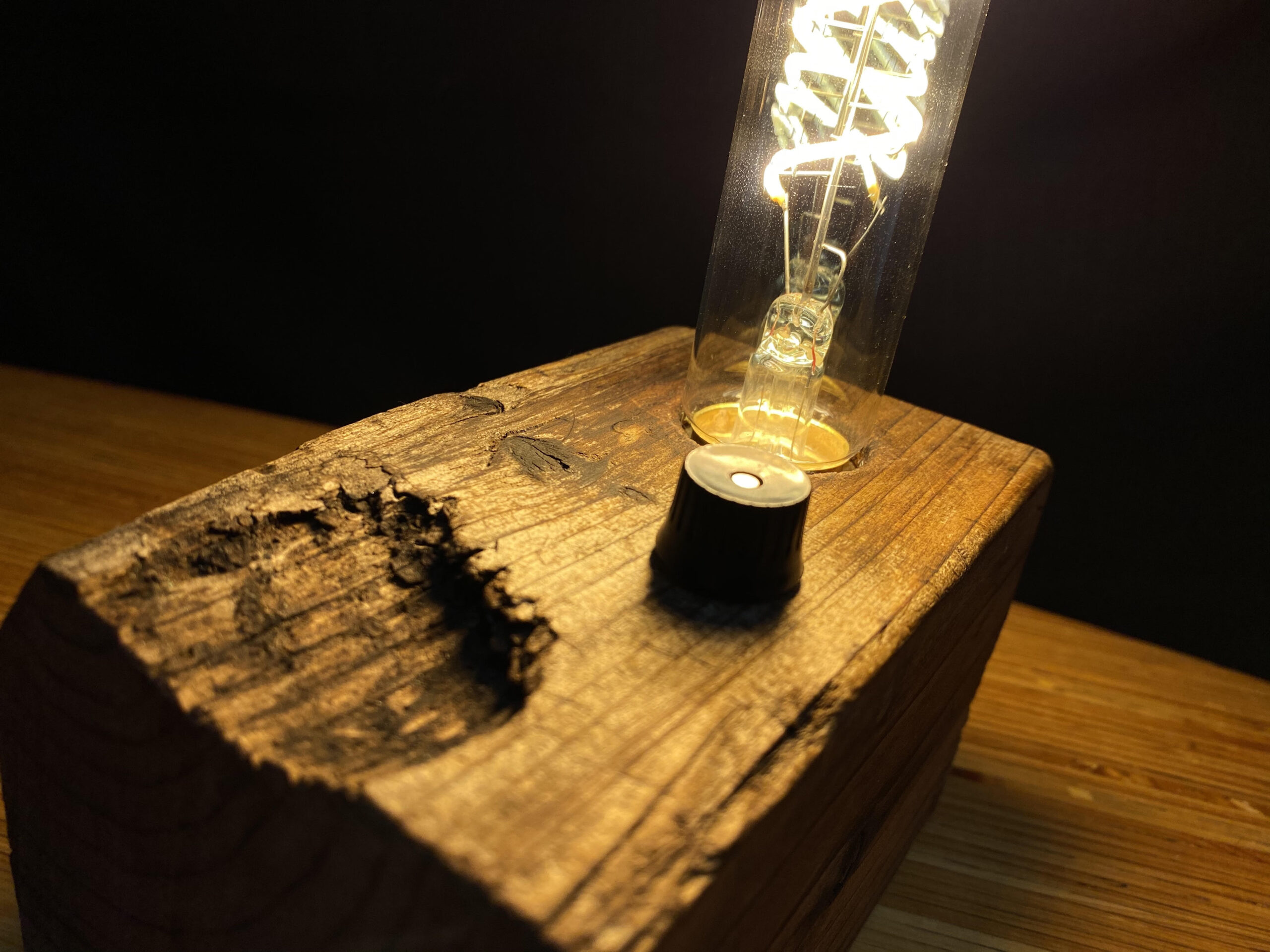 Wooden Table Lamp